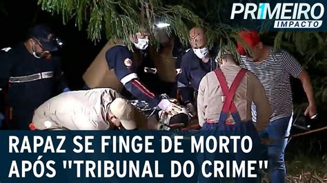 videos de tribunal do crime|VÍDEO: tribunal do crime interroga e grava execução a ...